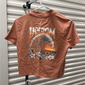 Volcom Organic Cotton Tee in Peach